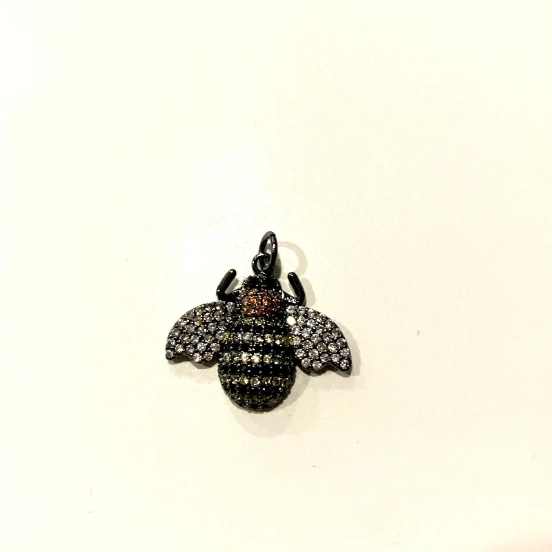 Small CZ Bee Charm