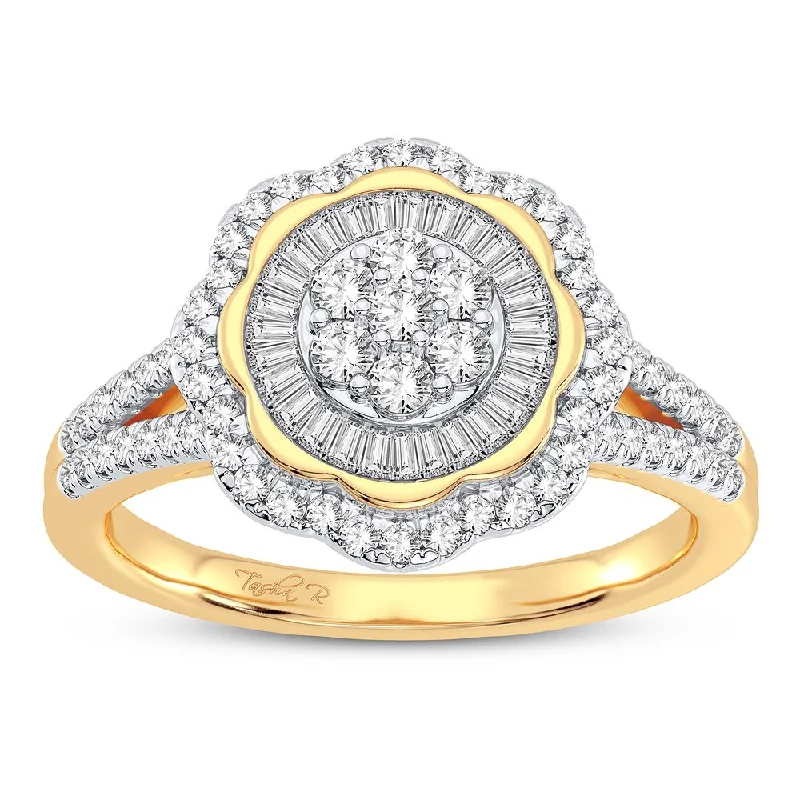 10K 0.50CT DIAMOND RING