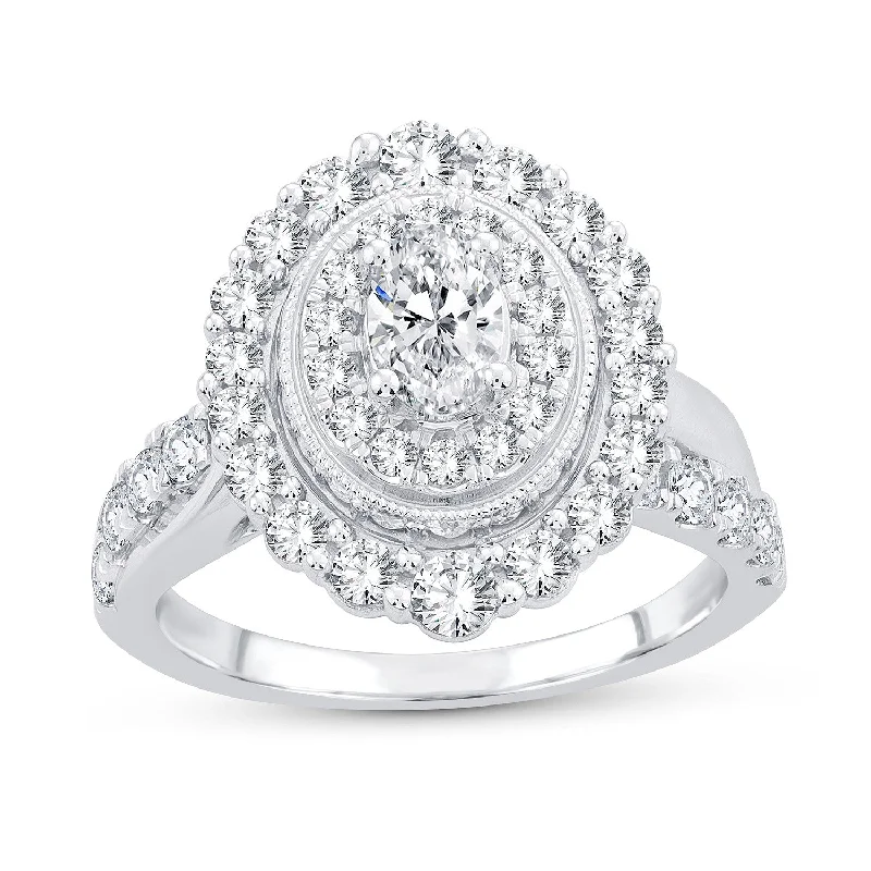 14K 1.50ct Fancy Cut Diamond Ring