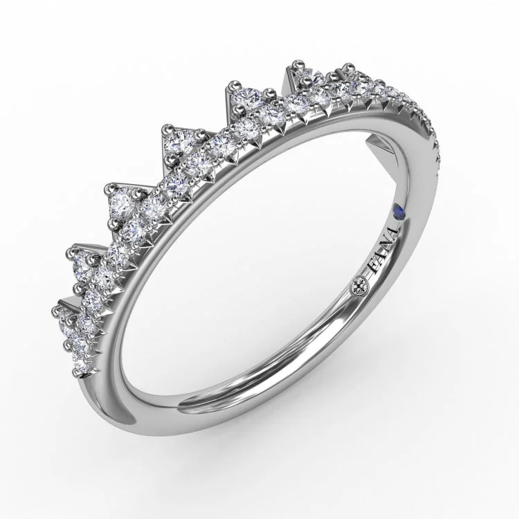 Tiara Style Diamond Band