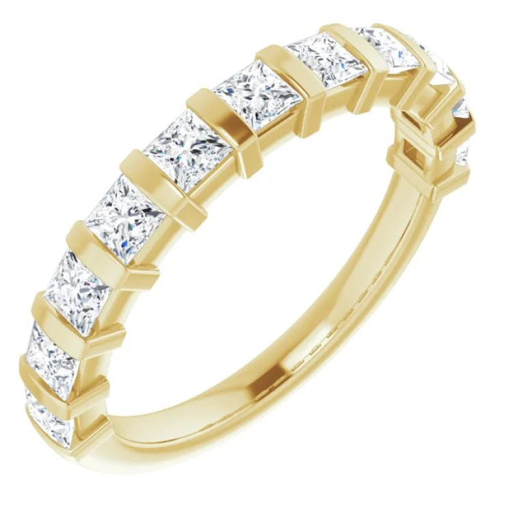 14K Yellow 1 CTW Natural Diamond Anniversary Band