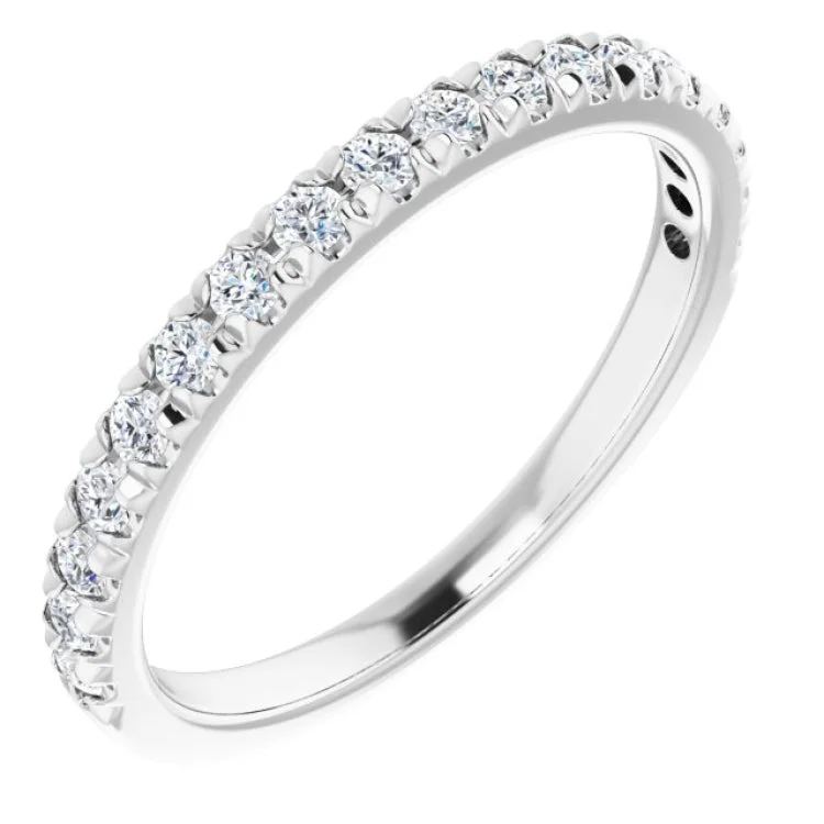 Platinum 1/3 CTW Natural Diamond Anniversary Ring