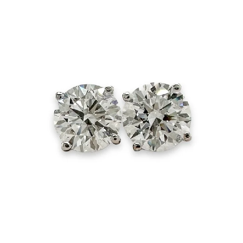 14K W Gold 0.75ctw E/VS1 Lab-Created Diamond Stud Earrings with Screw backs