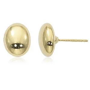 14K Yellow Gold Sm. Oval Stud Earrings