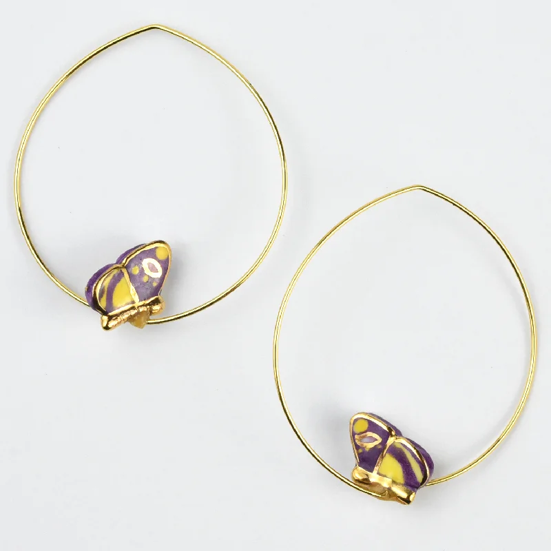 Figs and Flowers Butterfly Hoops