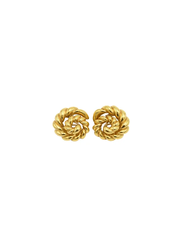 SS Gold Swirl Stud