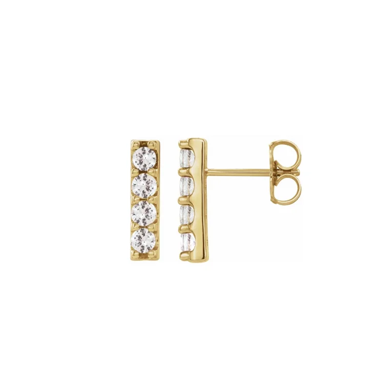 The PECO Bar Stud Earrings