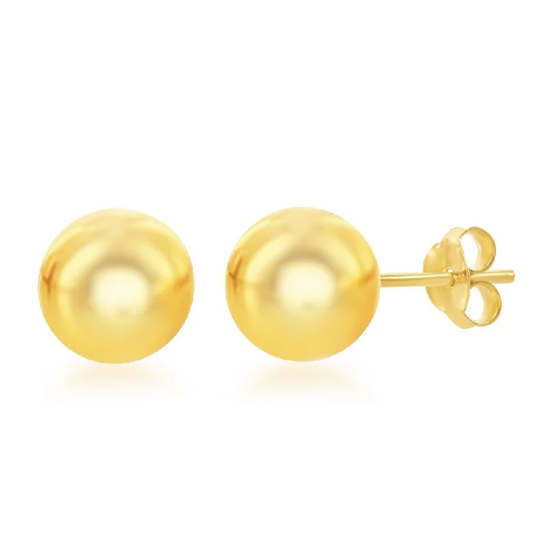 YGP Sterling 10mm Ball Stud Earrings