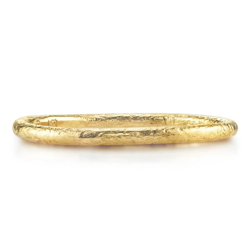 Single Stone 18K Yellow Gold Small Jane Band