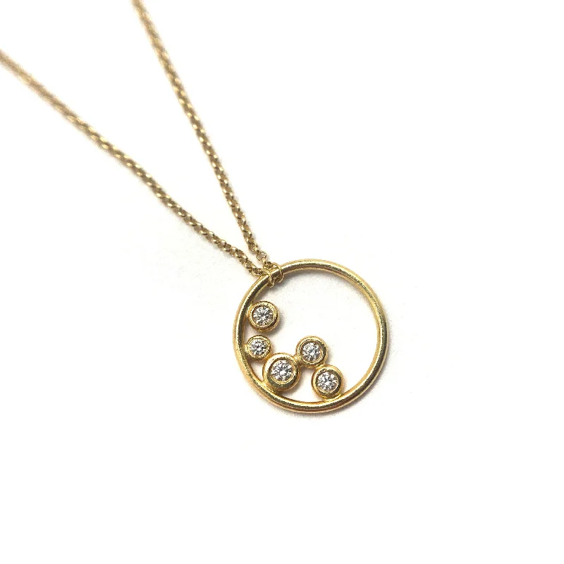 18k Gold and Diamond Necklace