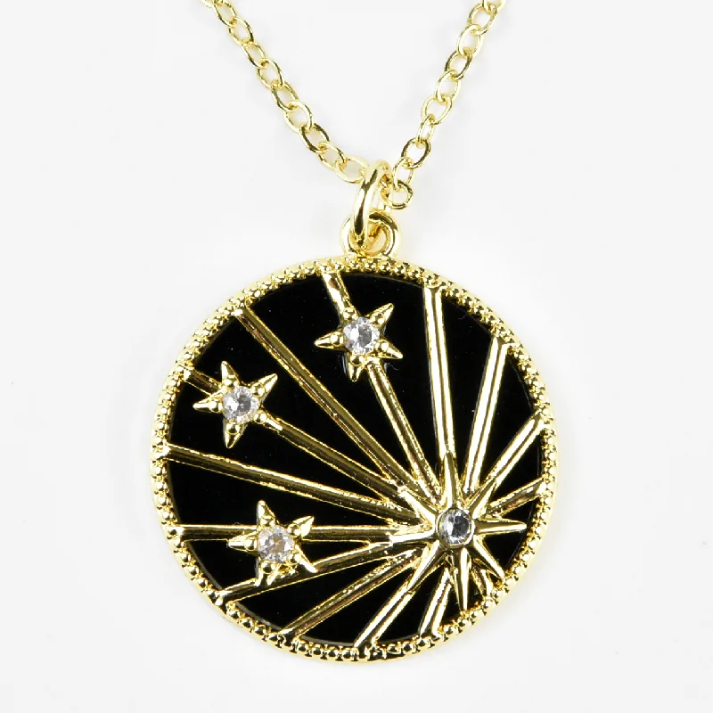 Black Starburst Medallion