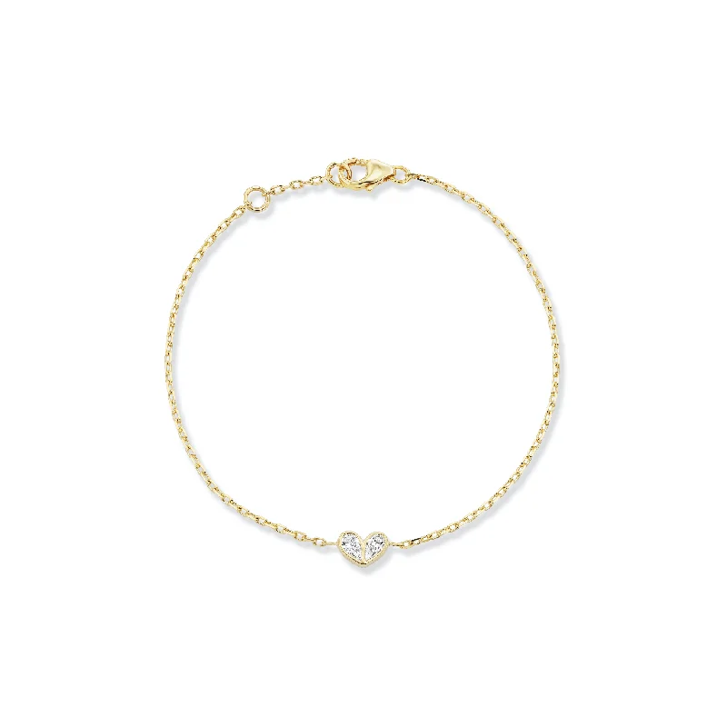 Mini Sweetheart Bracelet Diamond & Diamond