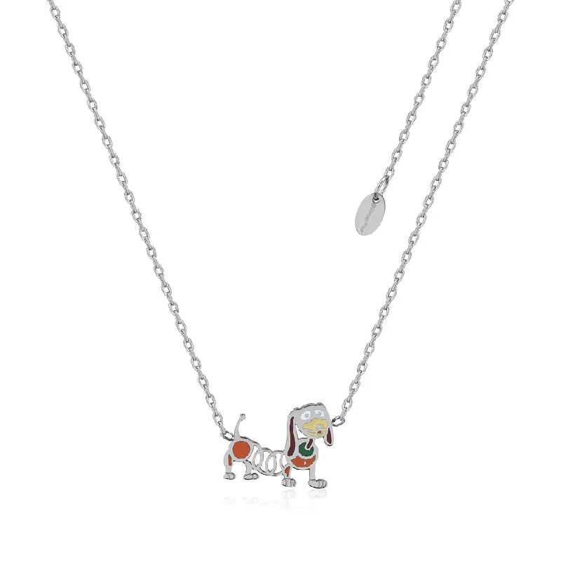 Disney Pixar Toy Story Slinky Dog Pendant With 40+7cm Chain