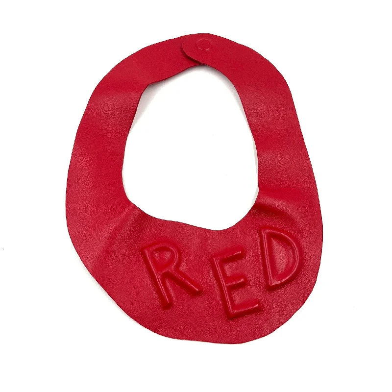 Efharis Alepedis - Red Leather Necklace