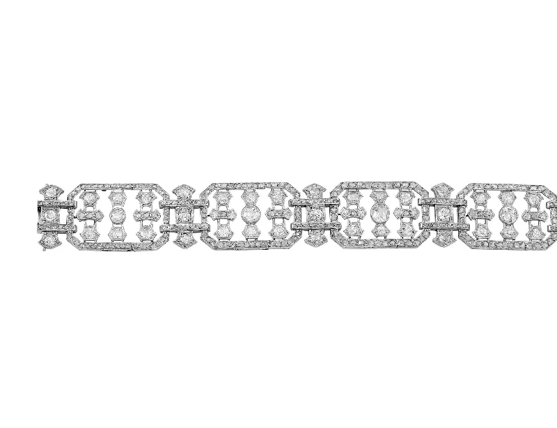 20th Century Platinum & Diamond Bracelet - Estate