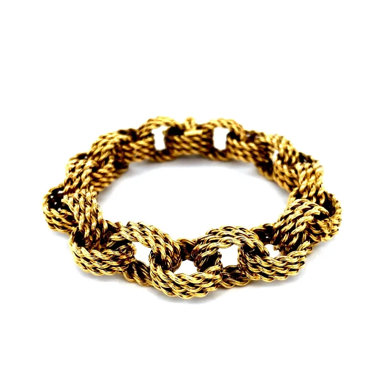 Georges Lenfant 1970s 18KT Yellow Gold Bracelet