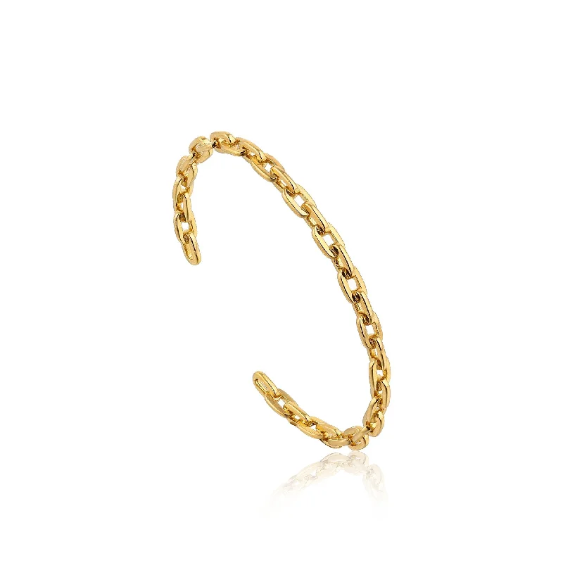 Gold Chain Cuff