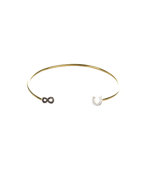 Infinity & Horseshoe Cuff