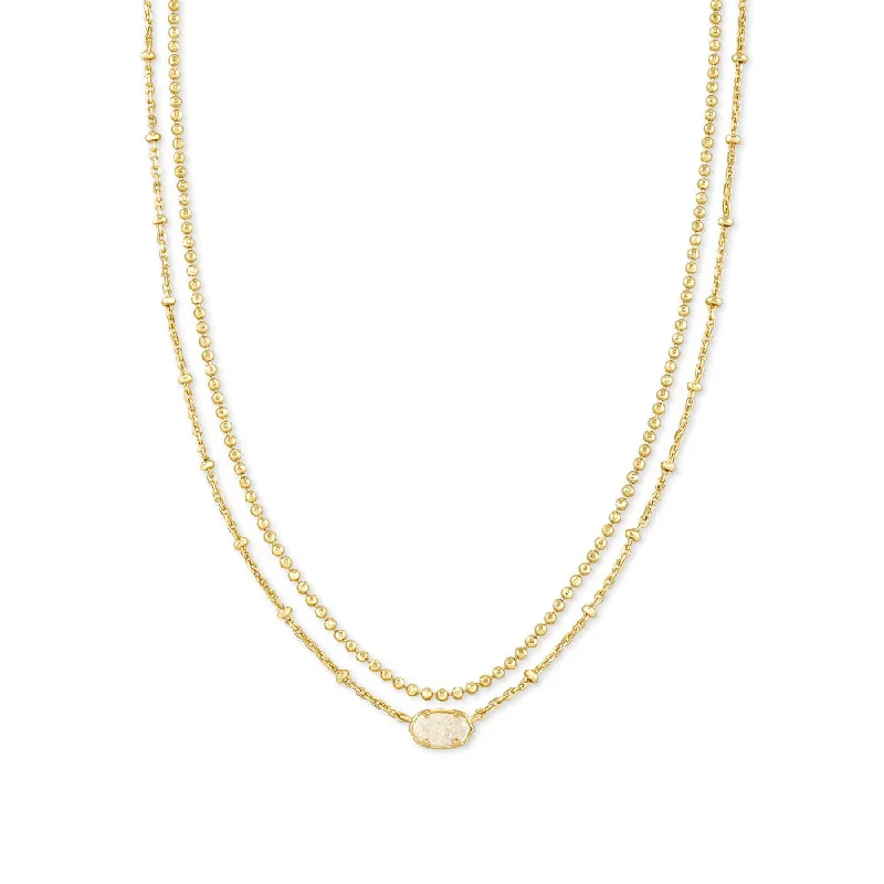 Kendra Scott Emilie Multi Strand Necklace in Drusy