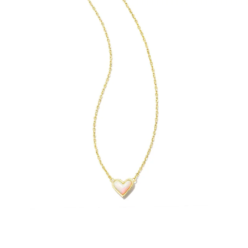 Kendra Scott Framed Ari Heart Short Pendant Necklace