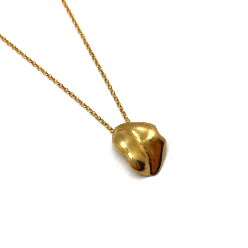 Kisses Necklace - Gold