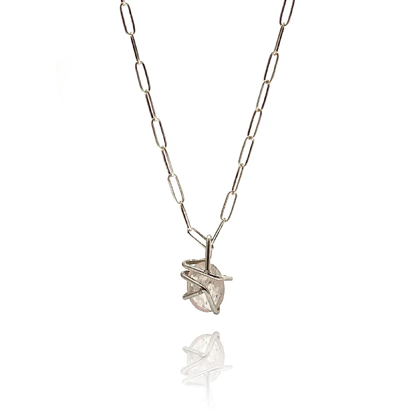 Morganite Pendant Necklace