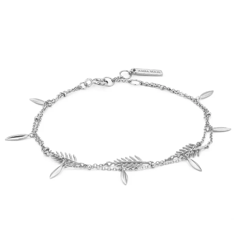 Silver Tropic Double Bracelet