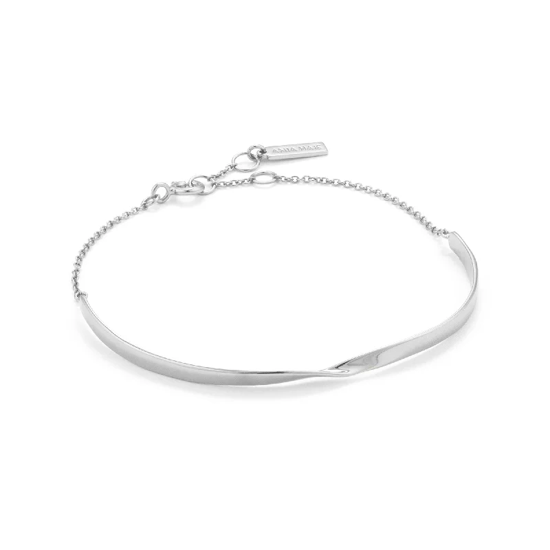 Silver Twist Bracelet