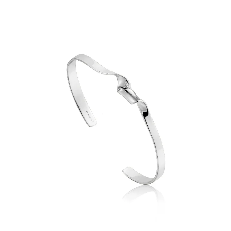 Silver Twister Cuff