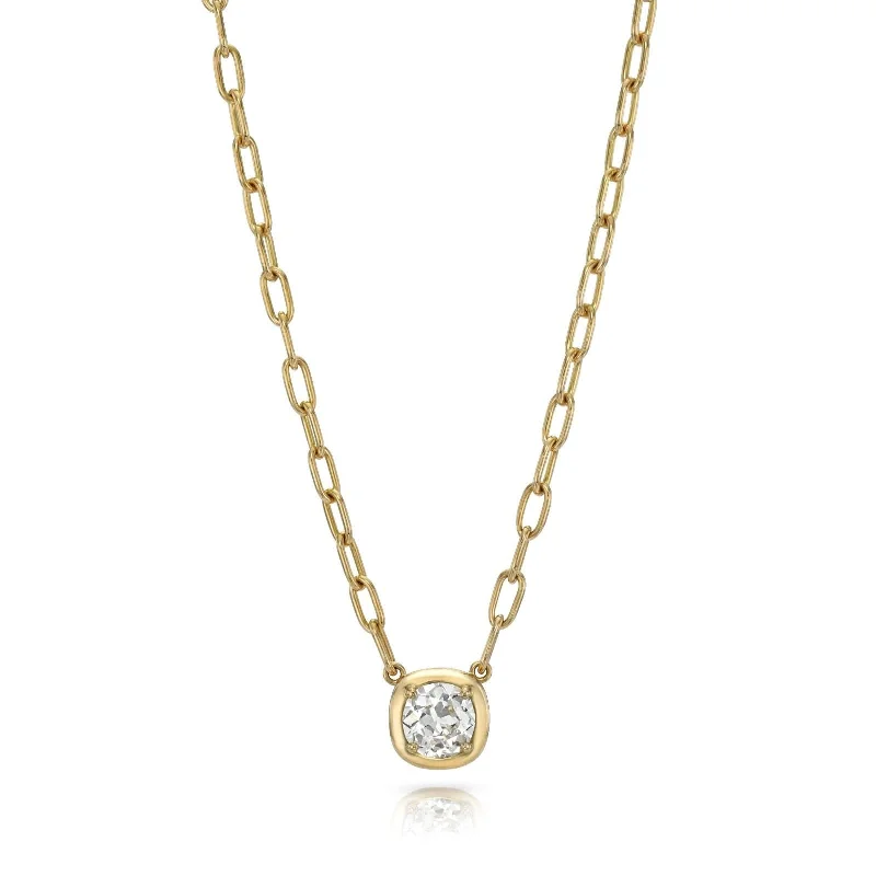 SINGLE STONE Cori Diamond Necklace