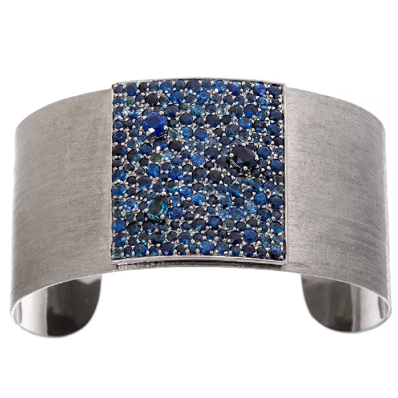 Stardust Cuff Silver Sapphire