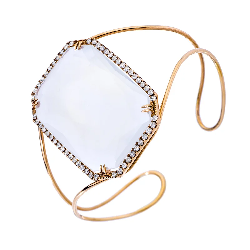 Tina Cuff White Quartz